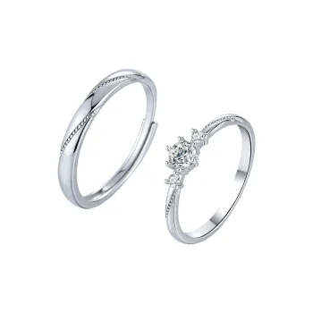 Right Hand Waiting S925 Silver Rings Unisex