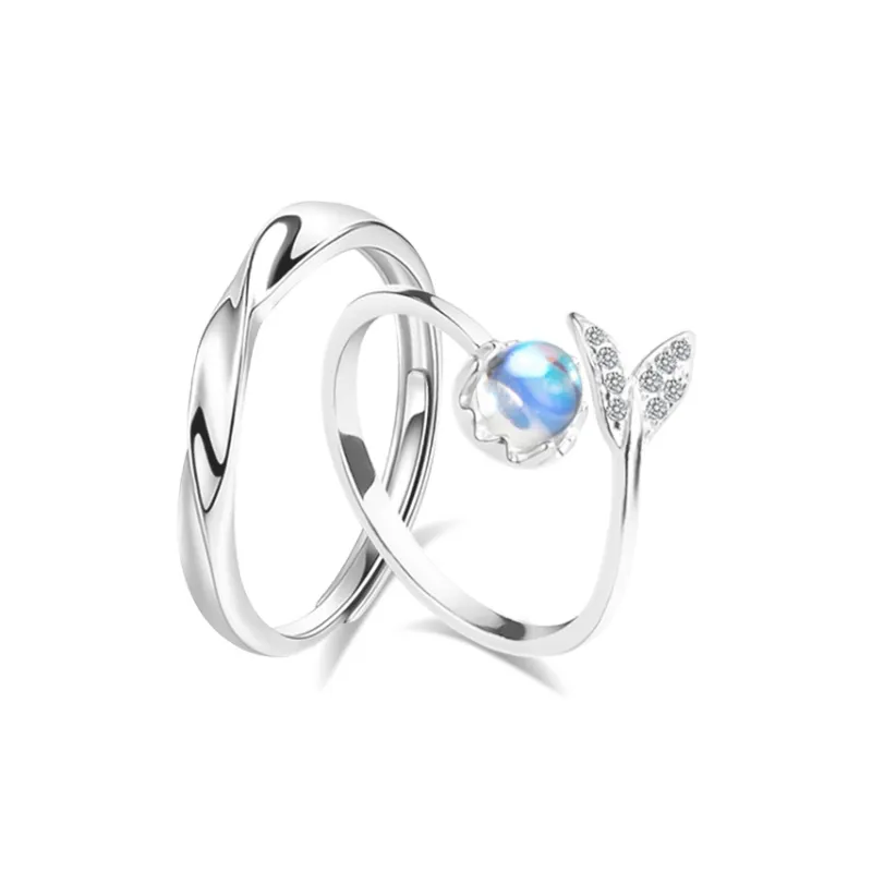 CANHUI Colored Glaze Rings Unisex-2
