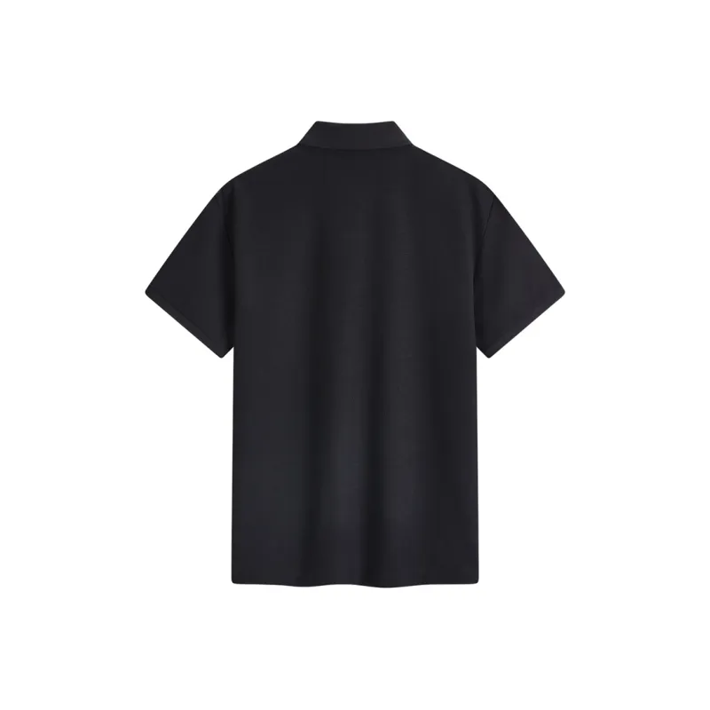 FAIRWHALE Polo Shirts Unisex 001 Black-1