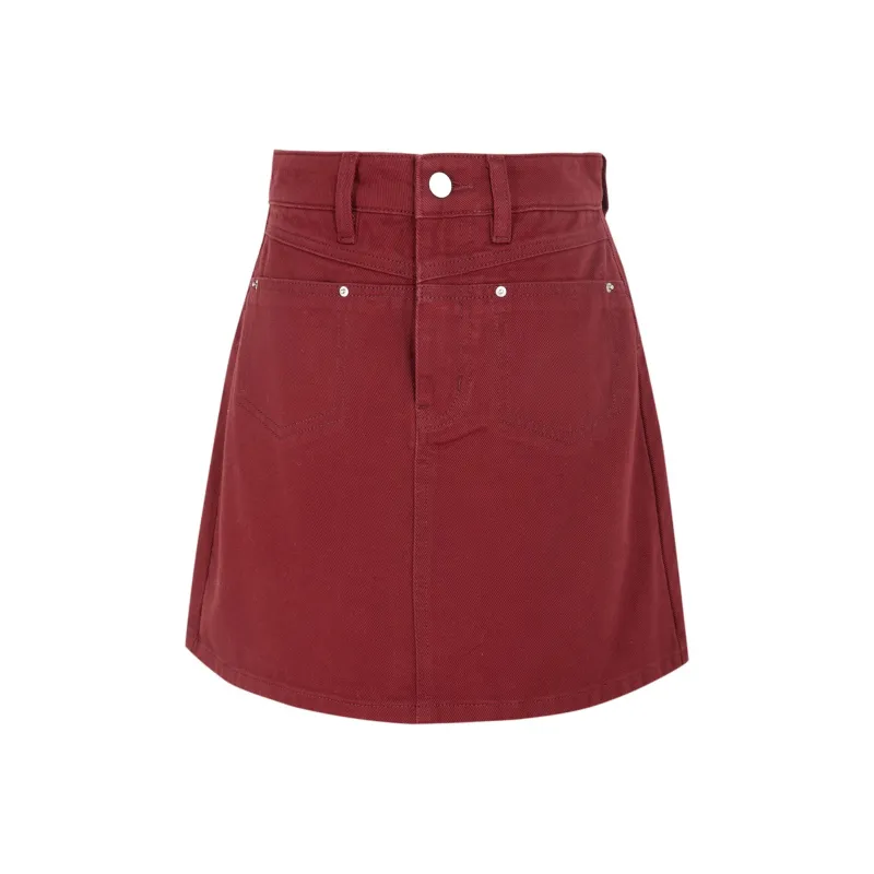 3COLOUR Denim Short Skirts Women's-0