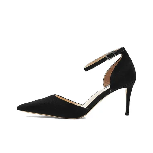 NINE WEST Slim Heel High Heels 7.5cm Women's Black