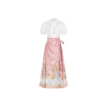 SONDR Skirt Set Women's White Pink