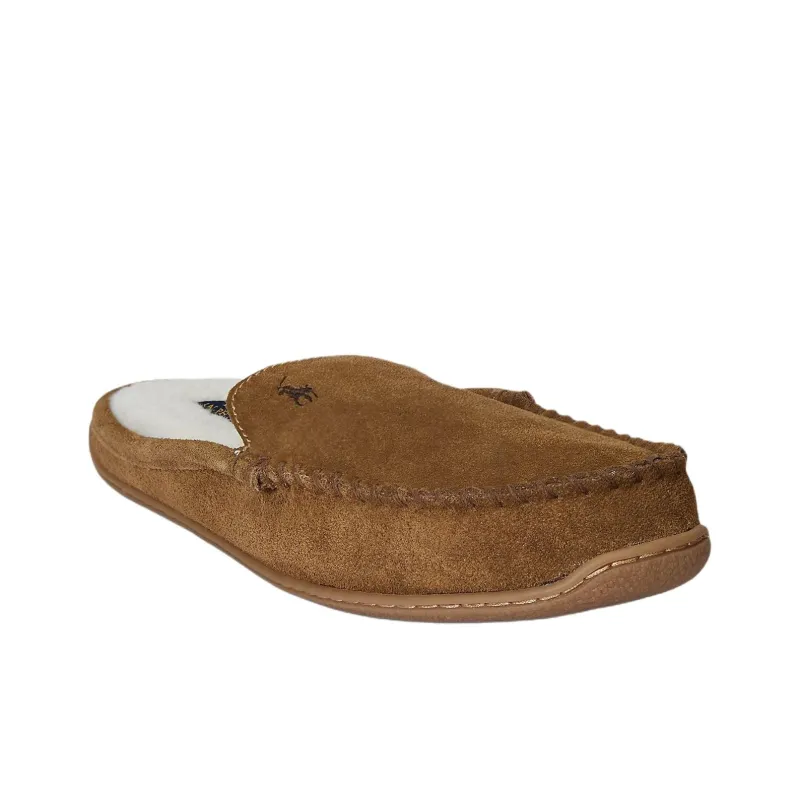 Polo Ralph Lauren Closed Toe Slippers Men's Brown-1
