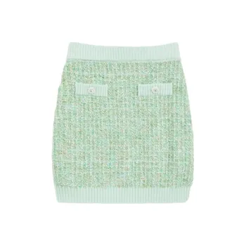 Bebe Casual Short Skirts Women's Green