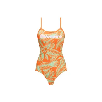 BALNEAIRE Fashion Tour Collection One piece Swimsuit Women's Bright Orange