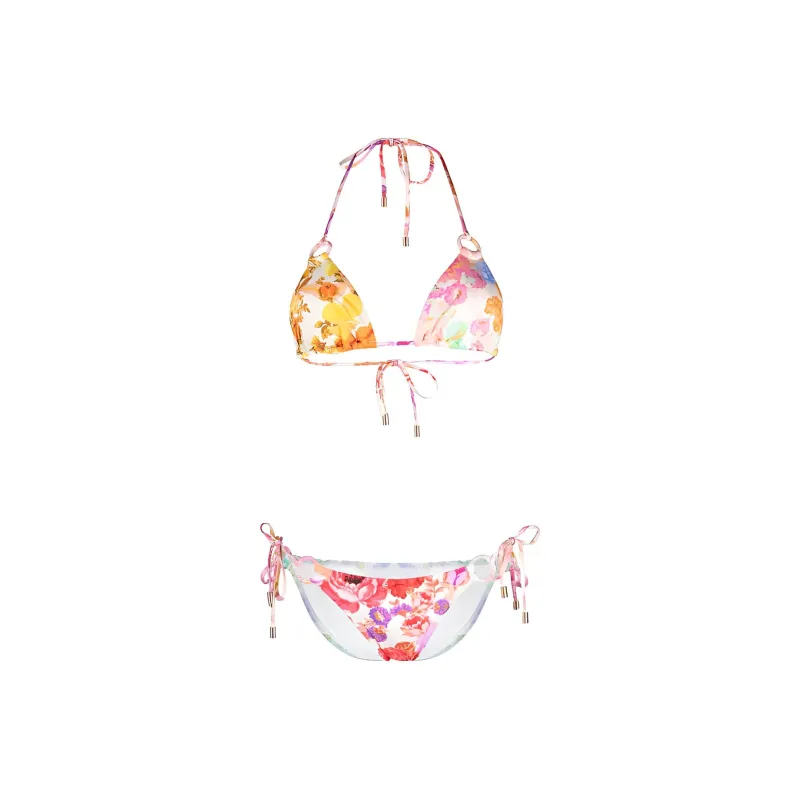 Zimmermann Floral print Self tie Bikini-0