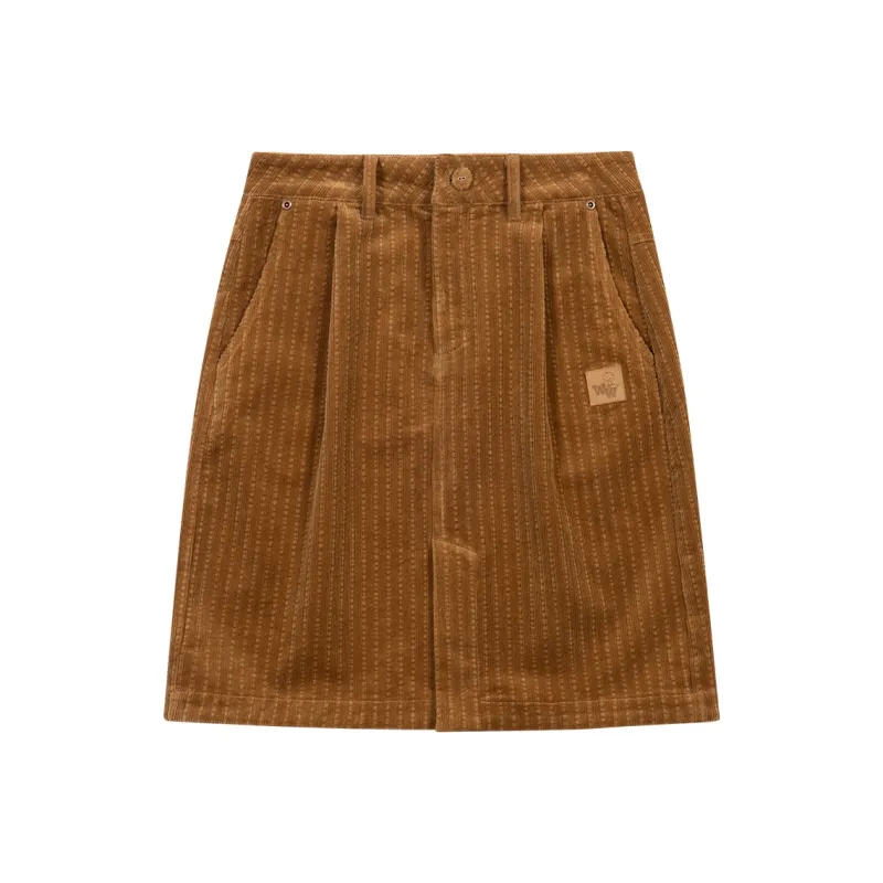 BEASTER Casual Short Skirts Women's Brown-0