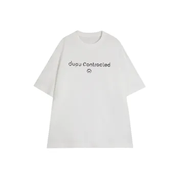 Dupu Contracted T Shirts Unisex 5030256 White
