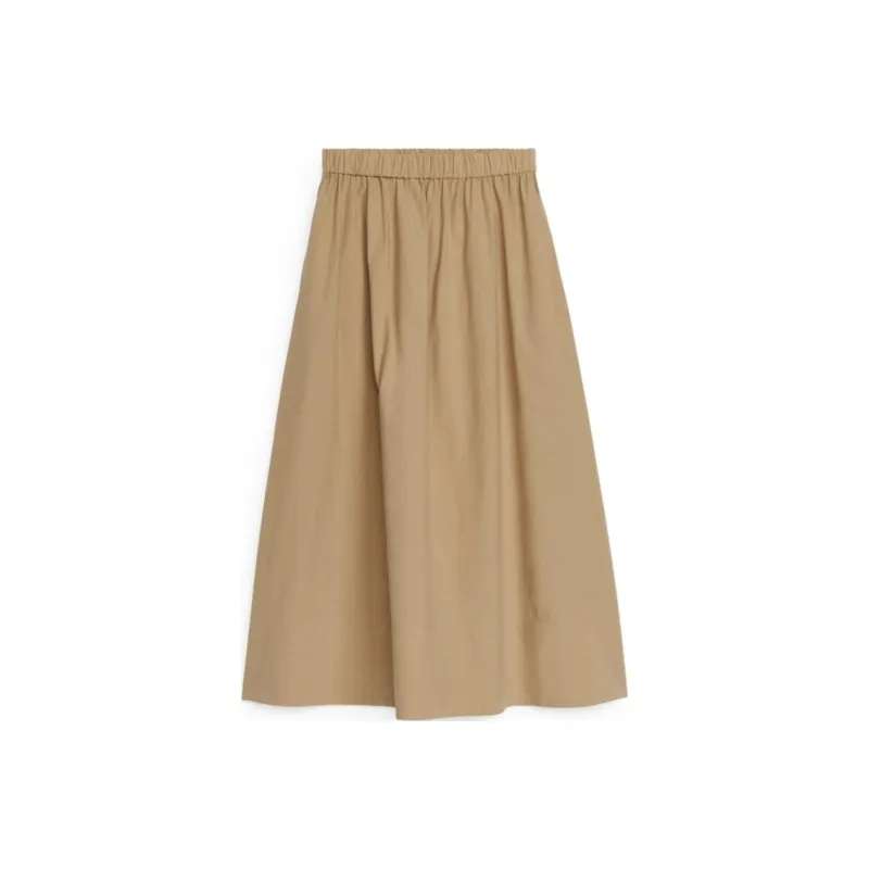 ARKET Casual Long Skirts Women's Beige-0