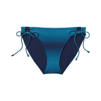 Victoria's Secret Mix & Match Side-Tie Bikini Bottom / BO Swimming Shorts Women's Blue Gradient