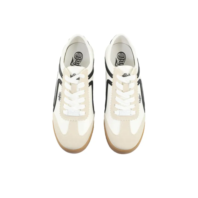 Buffalo Low Top Skateboard Shoes Unisex White-2