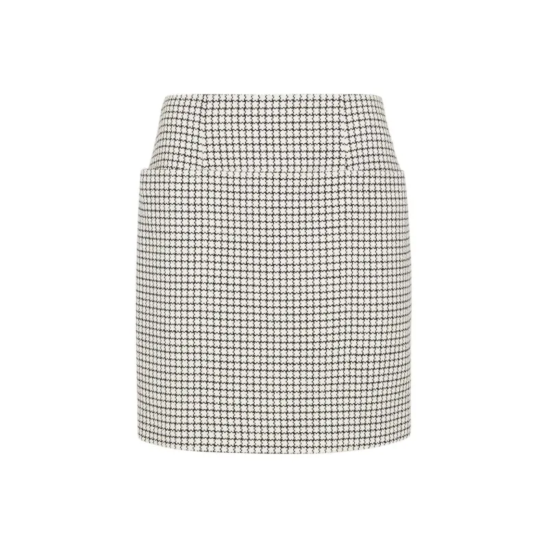 FENDI FW24 Casual Short Skirts Women's White-0