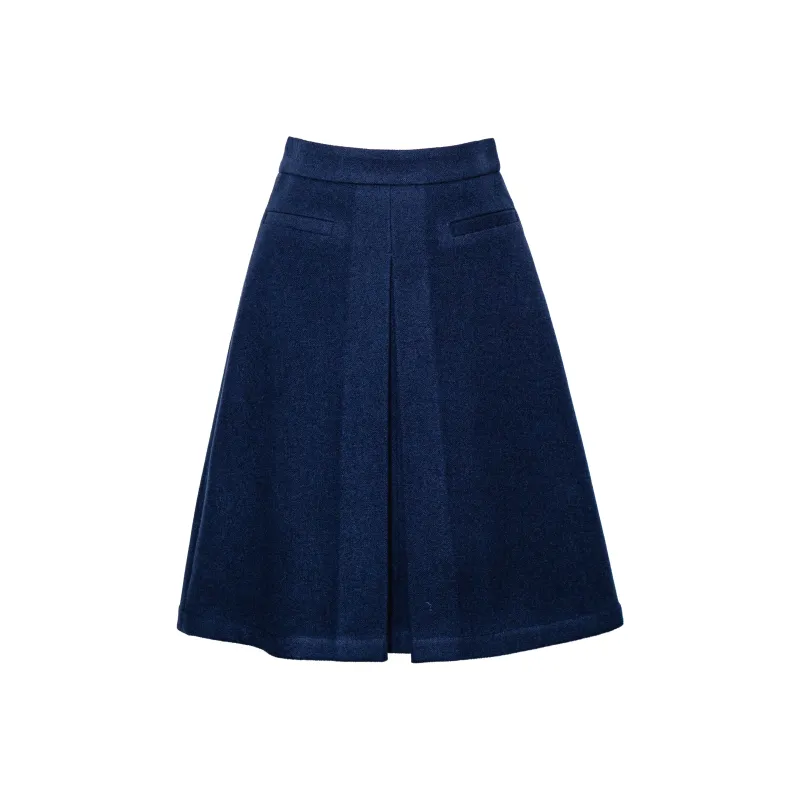 ROEYSHOUSE Casual Short Skirts Women's Dark Blue-0