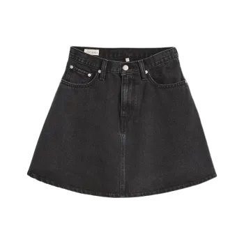 Levi's Denim Short Skirts Women's Black