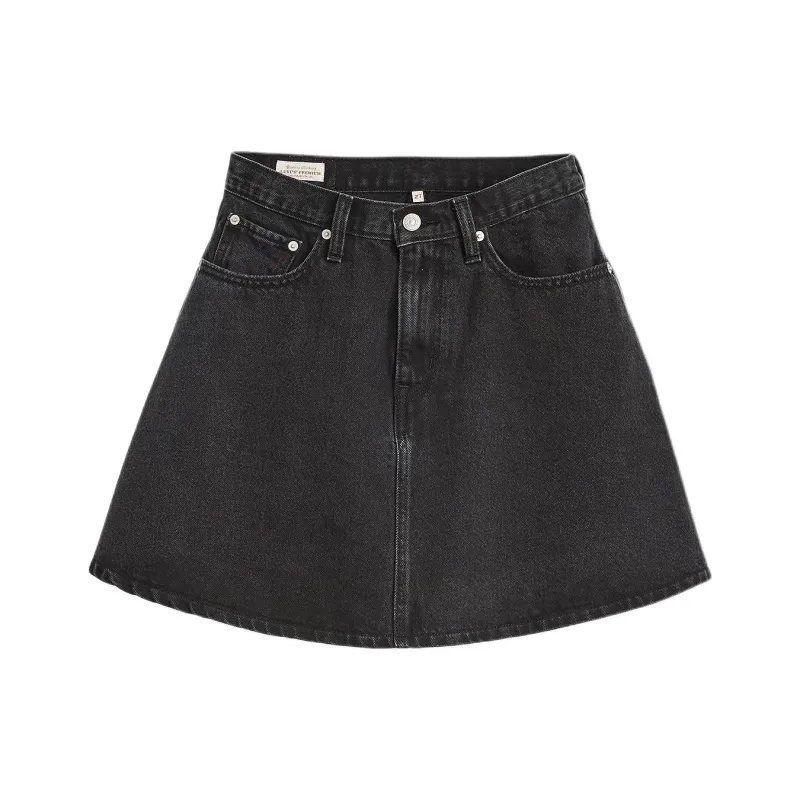 Levi's Denim Short Skirts Women's Black-0