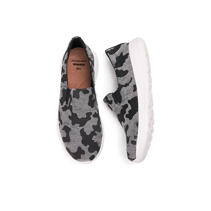 Joy&Mario Abrasion Resistant Slip Resistant Lightweight Breathable Low Top Casual Shoes Men's-2