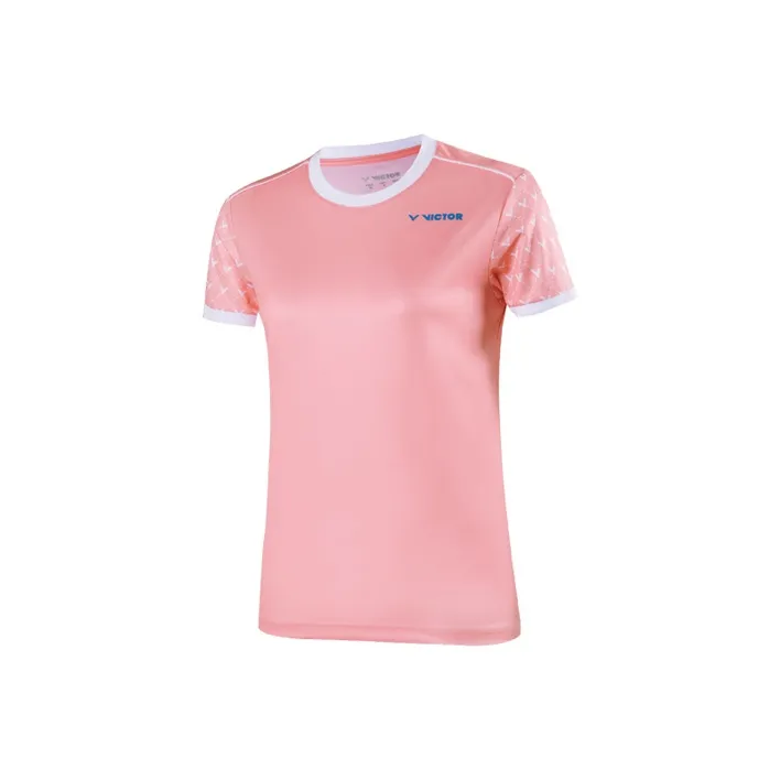 Victor Badminton Jerseys Women's 31033I Pink-0