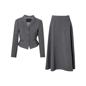 ROEYSHOUSE Skirt Set Women's Gray