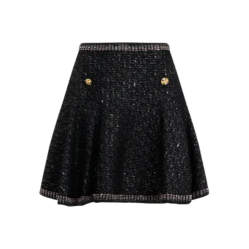 Giambattista Vall Tweed Mini Skirt