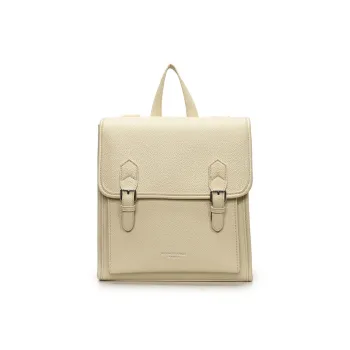 Single Warehouse PU Backpack Women's White/Silver/Yellow/Black