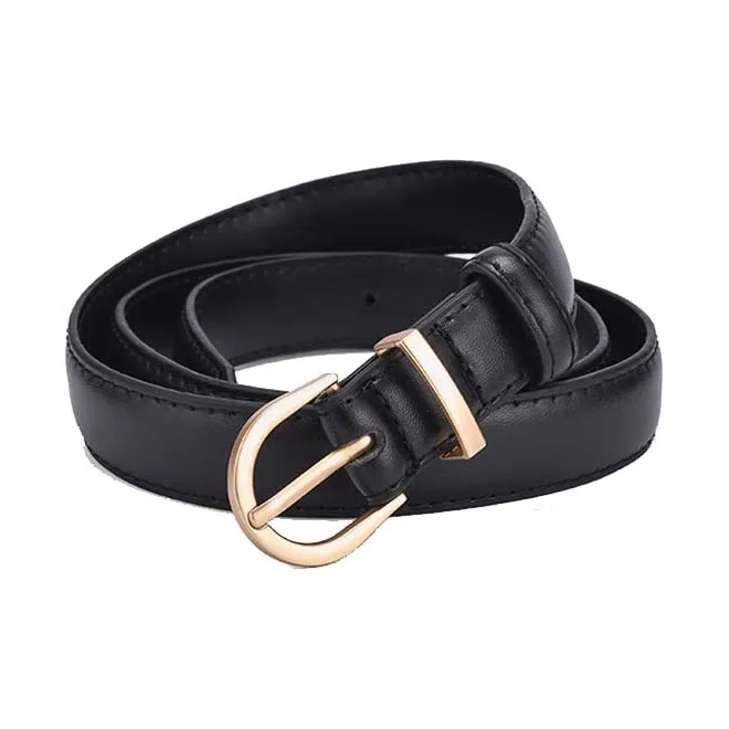 TUCANO Split Cow Leather Belts Women's Width 2.3cm-0
