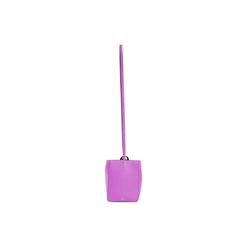 Valentino Sheepskin Shoulder Bag Mini Women's Purple-2