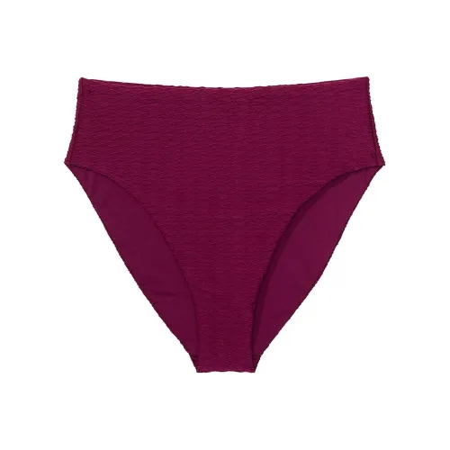 Victoria's Secret PINK Mix & Match High-Waist Full-Coverage Bikini Bottom/PR Swimming Shorts Women's Rogue Red
