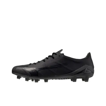 Mizuno Alpha 2 AG Rubber Short Studs Soccer Shoes Unisex Black
