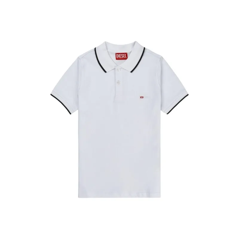 DIESEL Polo Shirts Men White-0