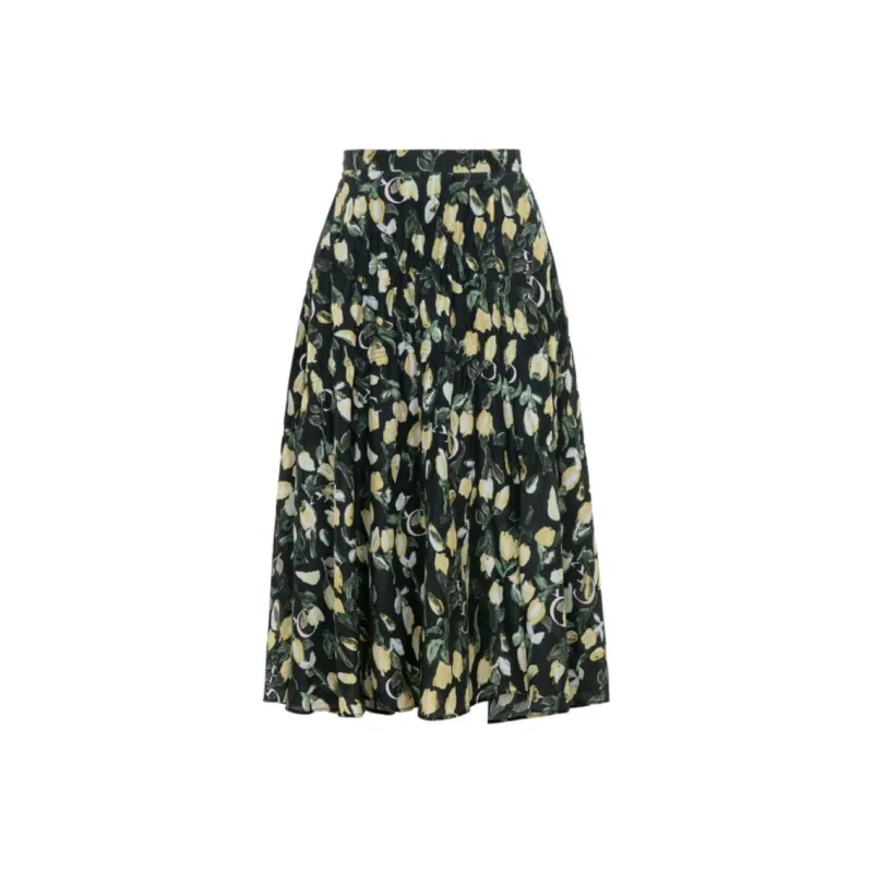 XG Casual Long Skirt Women's Letter Flower-0