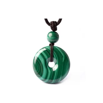 Lingfei Natural Malachite Pendants Unisex