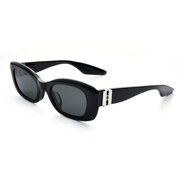 THE OWNER Plate Frame Rectangular Sunglasses Unisex-4