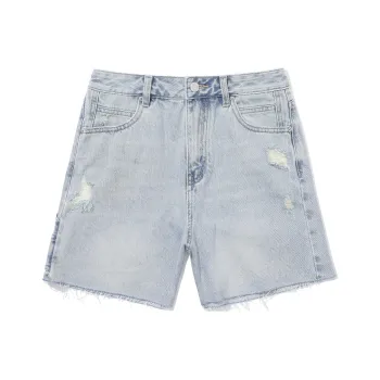 COVERNAT SS24 Denim Shorts Women's Light Blue