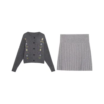 PZHK Two Piece Skirt Sets Women's