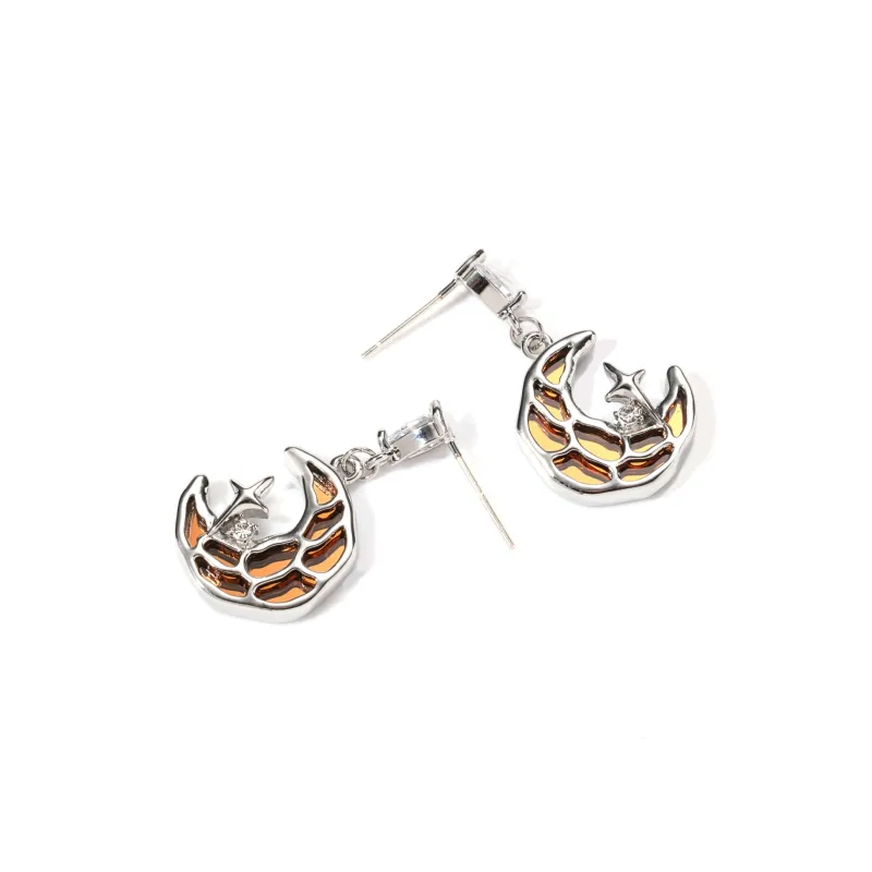 KING OF BLING Alloy Earrings Women's-2