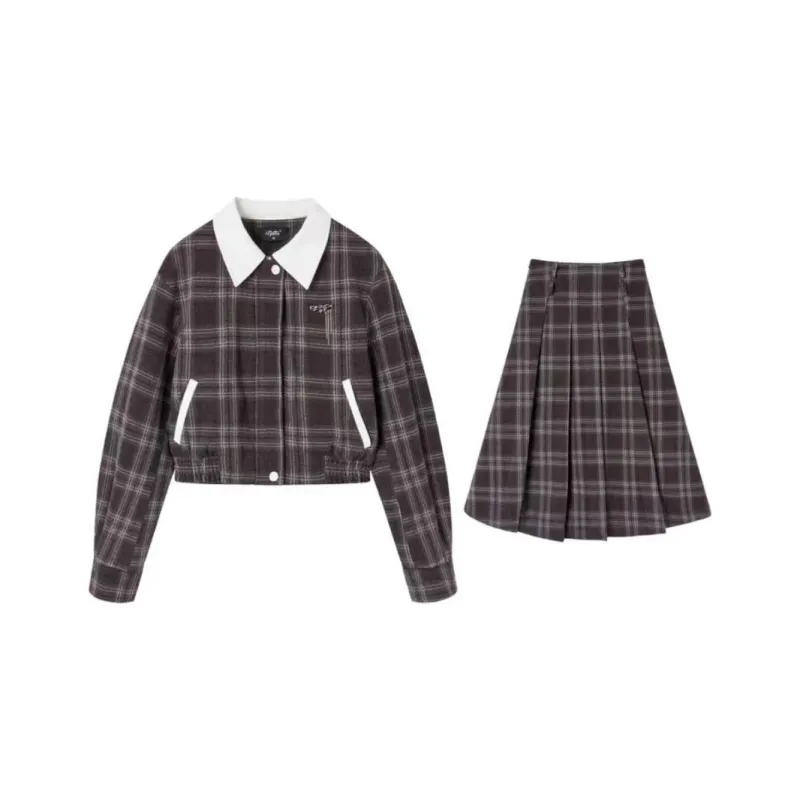 GLEE DIARY Two Piece Skirt Sets Women's-0