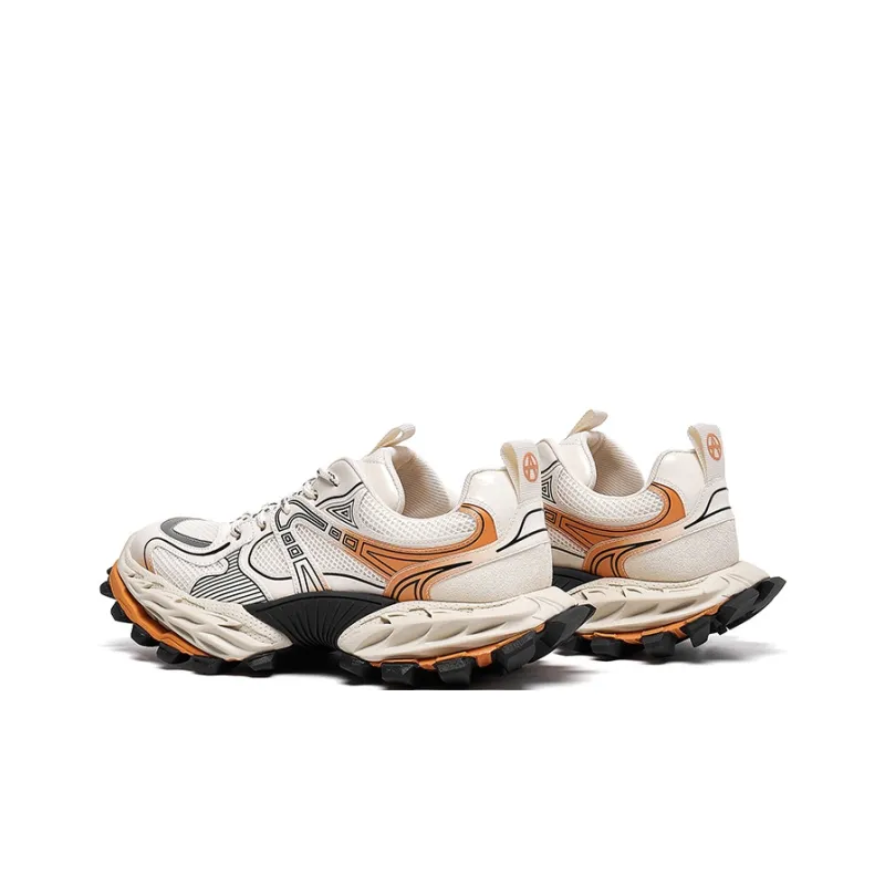 Acupuncture Cushioning, Abrasion Resistant, Lightweight, And Breathable Low Top Chunky Sneakers Men's-11
