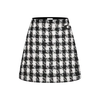 RARE Casual Short Skirts Women's Black White