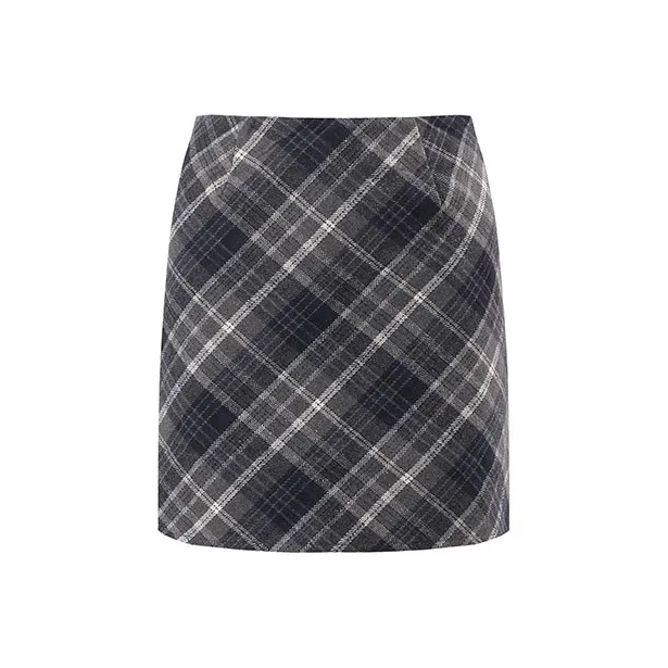 ZAZN Casual Short Skirts Women's Coffee-7