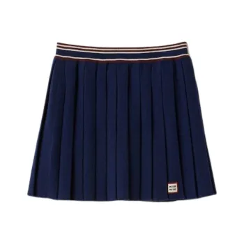 MIU MIU Wool Cashmere Skirt Navy