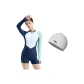 Clothing Sets (Swimsuit+Swimming Cap)