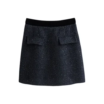 Cypress House Casual Short Skirts Women's Black
