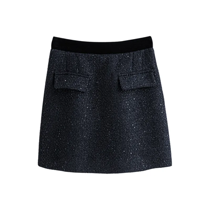 Cypress House Casual Short Skirts Women's Black-0
