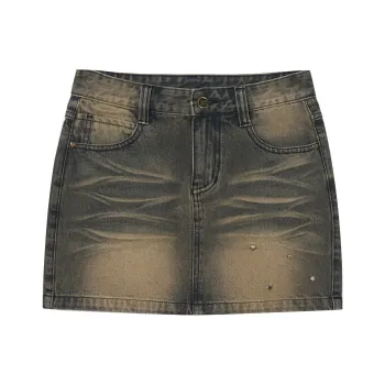 I'M ONE Denim Short Skirts Women's