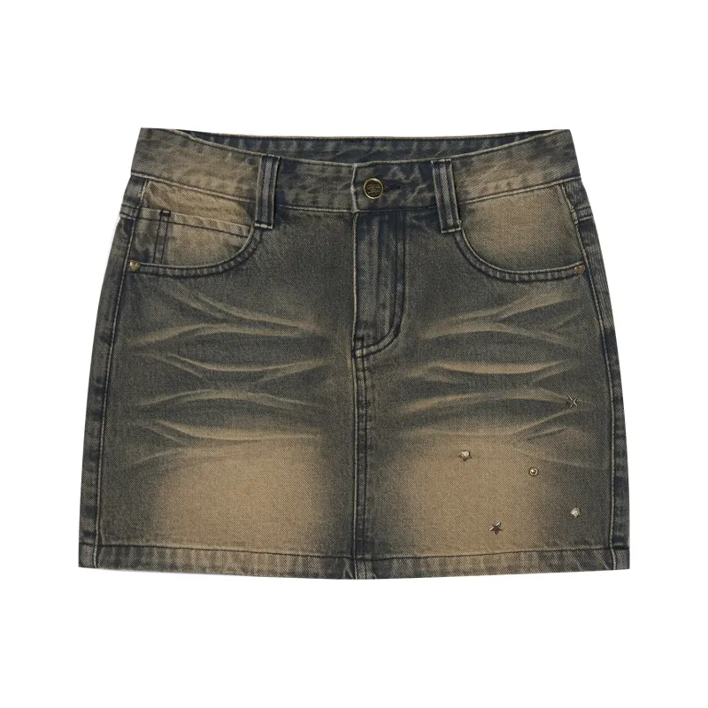 I'M ONE Denim Short Skirts Women's-0