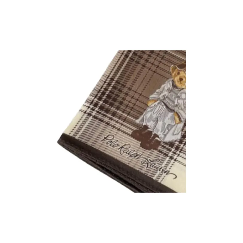 Polo Ralph Lauren Cotton Silk Scarves Unisex Tan-2