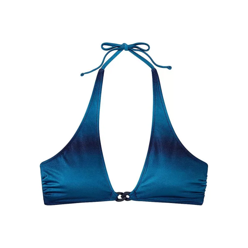 Victoria's Secret Chain-Link Bralette Bikini Top / BO Bikini Women's Gradient Blue-0