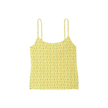 Victoria's Secret PINK BY FRANKIES BIKINIS RYDER COTTON TANK TOP / BB Two-Piece Swimsuits Women's Yellow