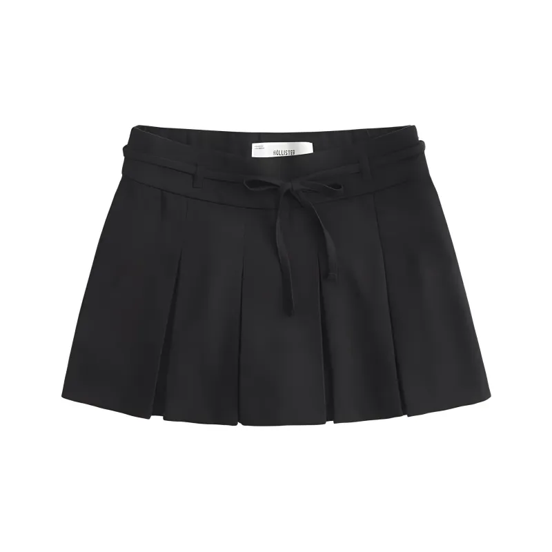 Hollister Casual Short Skirts Women's Black-0