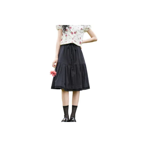 MISHOW Casual Long Skirt Women's Black